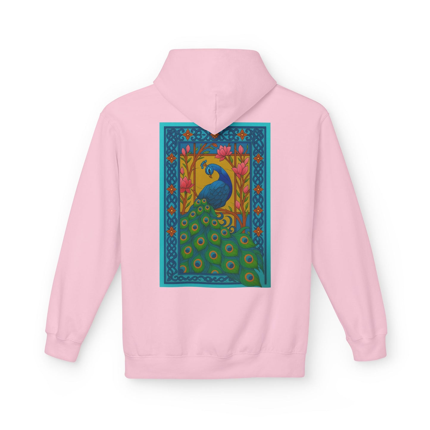 Vintage Oriental Peacock Art Hoodie
