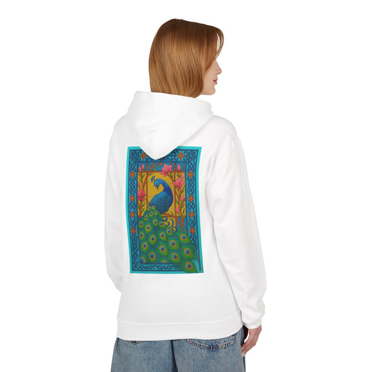 Vintage Oriental Peacock Art Hoodie