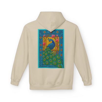 Vintage Oriental Peacock Art Hoodie