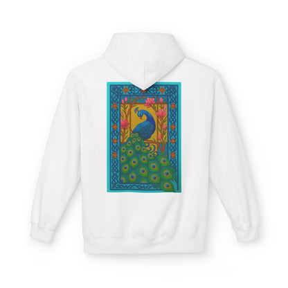 Vintage Oriental Peacock Art Hoodie