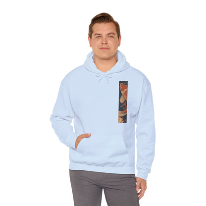 Koi Carp Vintage Oriental Art Hoodie — Vintage Floral Japanese Fish Sweatshirt